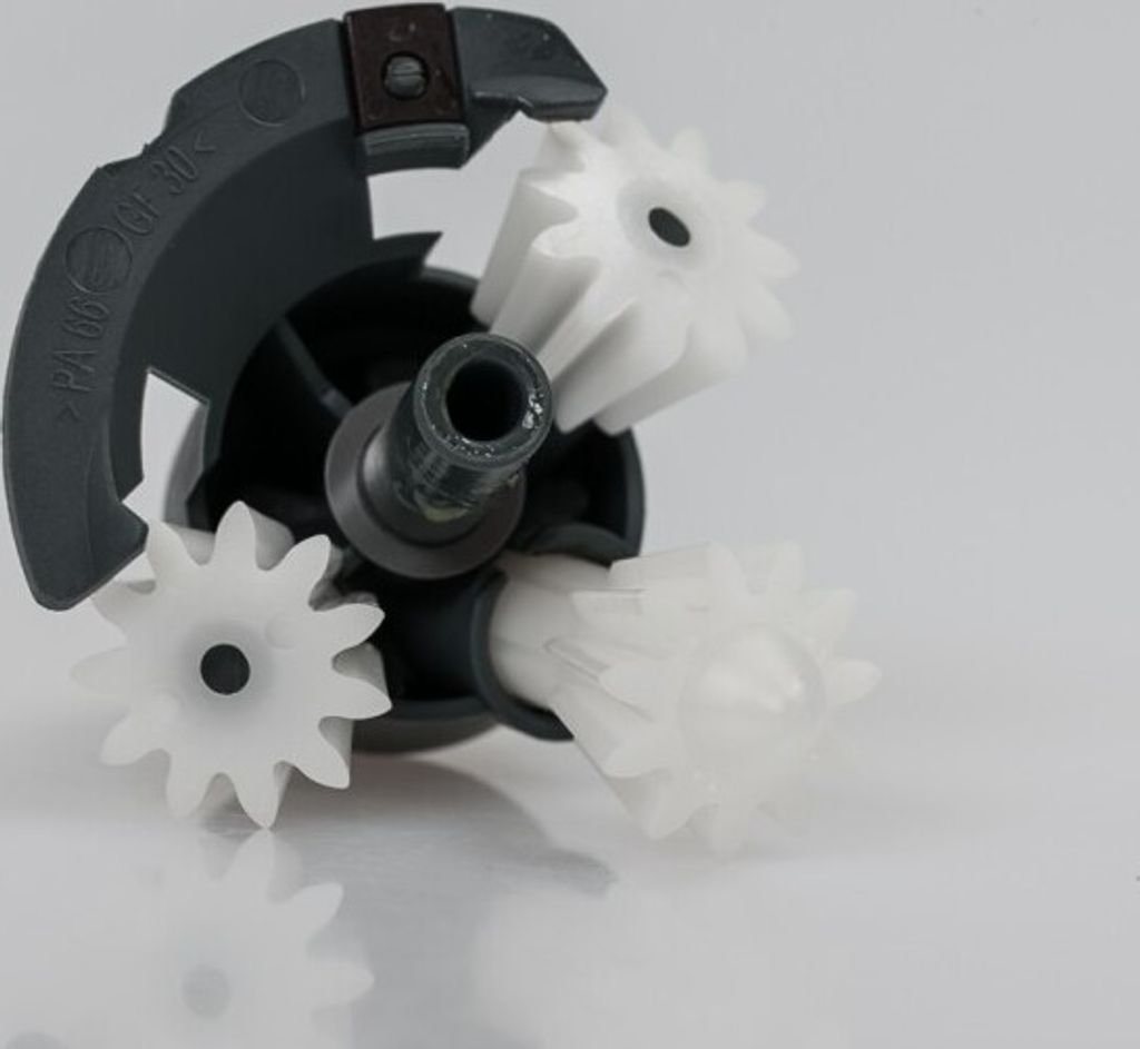Antrieb, Getriebe kompl. mit Metallring passend für Bosch Siemens MUM4 Küchenmaschine - Nr.: 177509