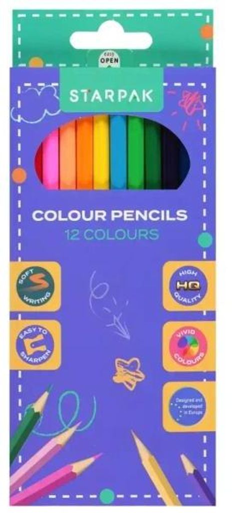 Matite colorate 12 colori School - STARPAK Immagine del prodotto 