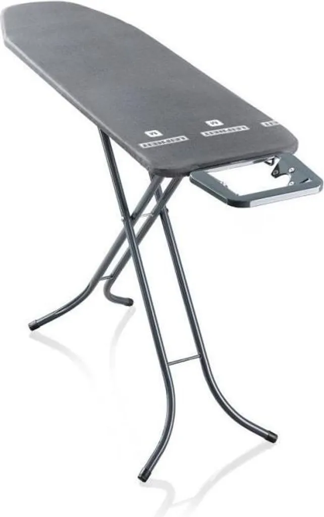 Leifheit Classic M Black: Asse da Stiro Design 120x38 cm Regolabile