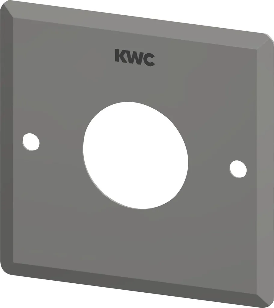 KWC AR Edelstahlabdeckplatte, 110x110 mm, Bohrung für Betätigung, 2000105589