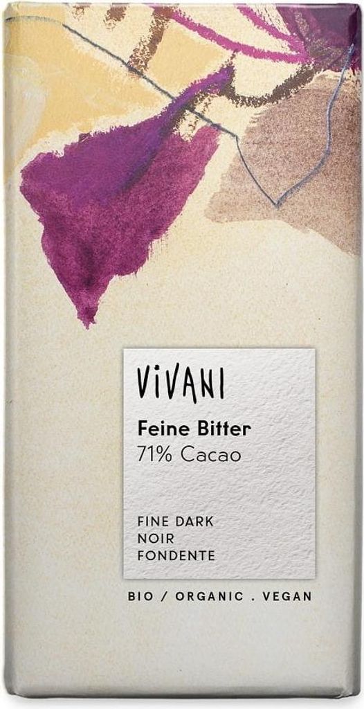 CZEKOLADA GORZKA 71 % BIO 100 g - VIVANI