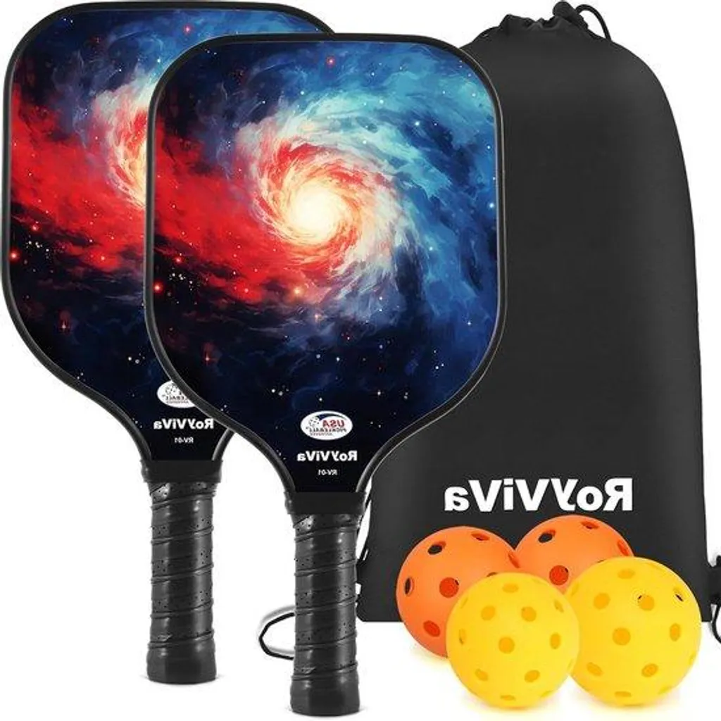 Duo de Raquettes de Pickleball RV-01 pour Sport de Loisir et Club