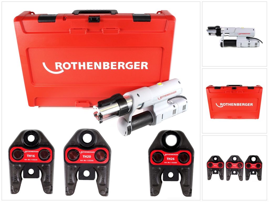Rothenberger ROMAX AC ECO Set TH 230 V pressatrice tipo C Immagine del prodotto 