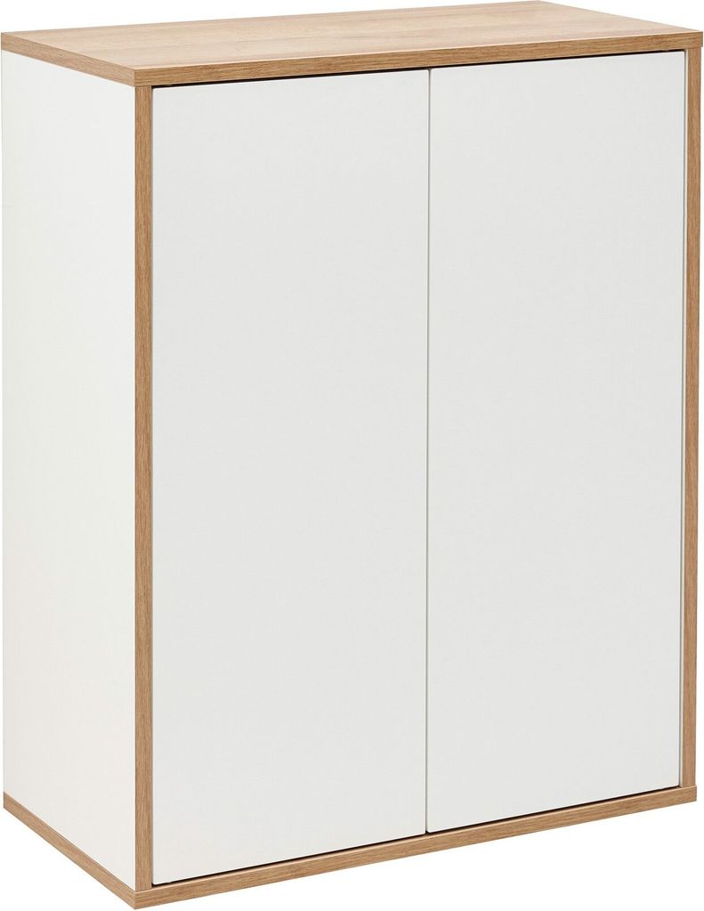 Fackelmann Doppel-Midischrank, Serie FINN, Korpus und Front Produktbild 