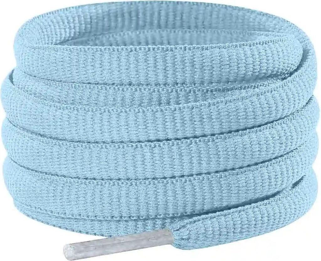 Ovale Schnürsenkel für Laufschuhe - Blau Hell - 120 cm Produktbild 