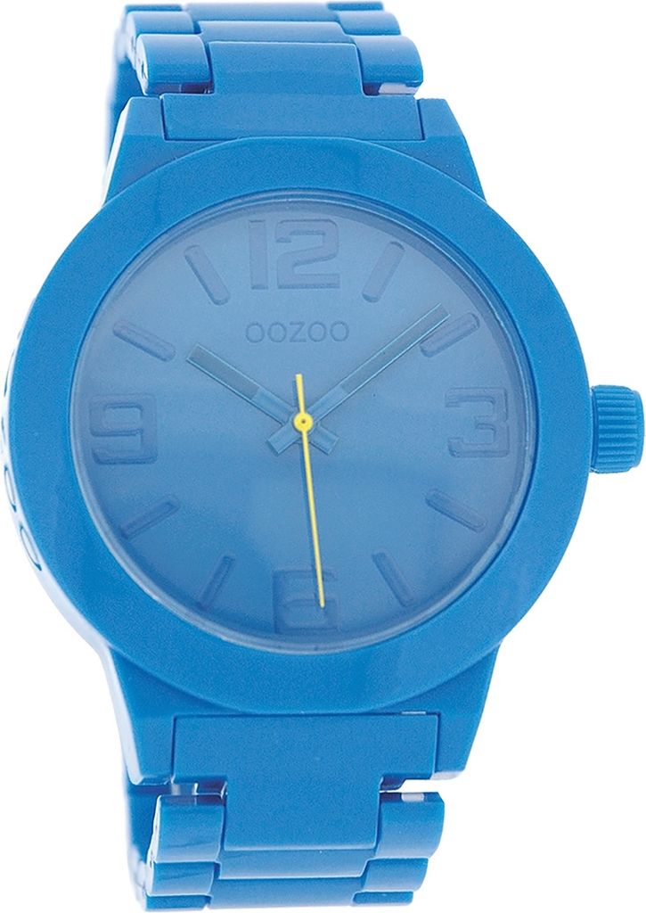Oozoo Armbanduhr blau Kunststoff Timepieces Damen Analog-Quarzuhr UOC3681A