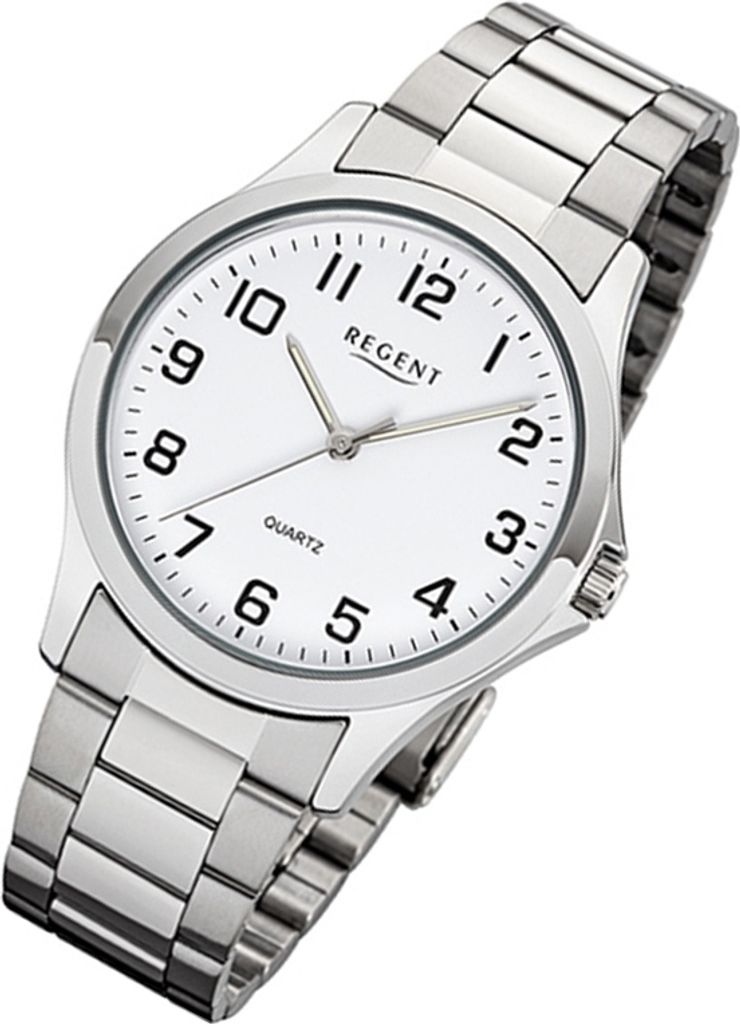 Regent Herren Uhr Metallarmband 1152412 Metall Armband-Uhr Produktbild 