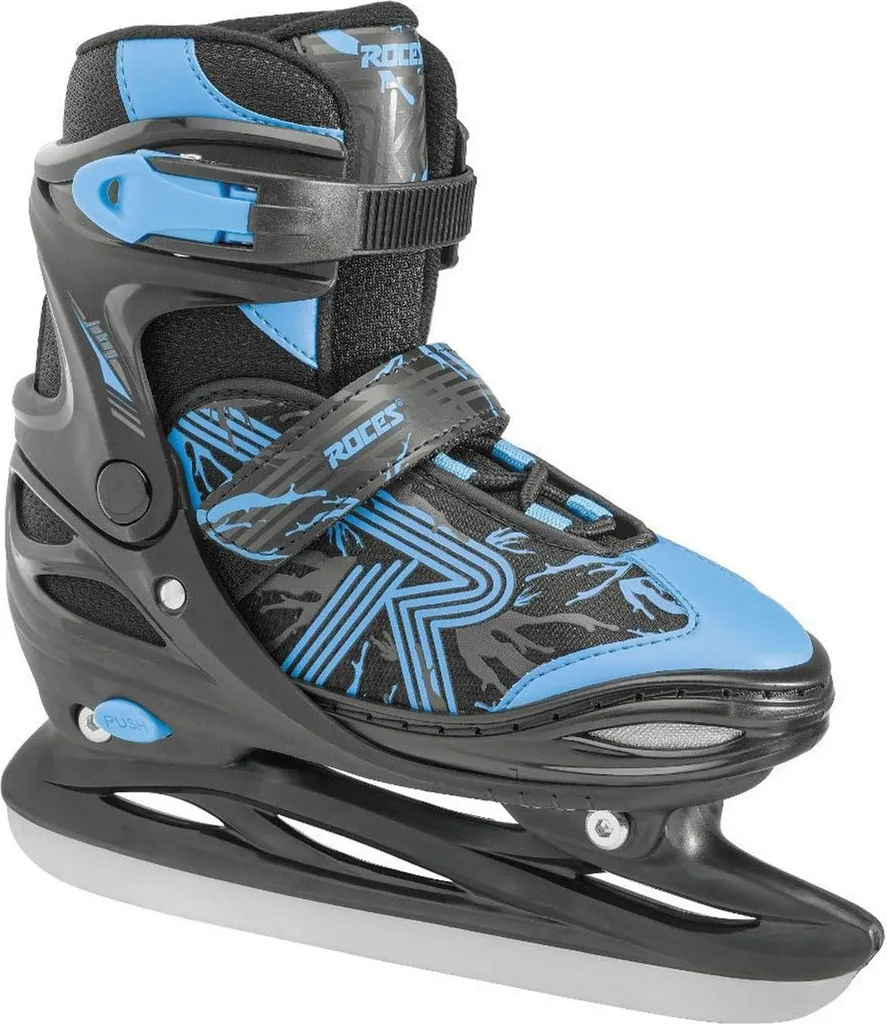 Patins à glace ROCES ICE 3.0 réglables Bleu Noir taille 38-41 pour homme