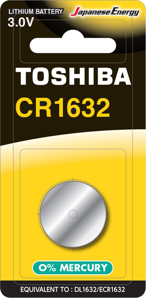 Bateria Specjalistyczna TOSHIBA Litowa CR 1632 3V Blister Zdjęcie produktu 