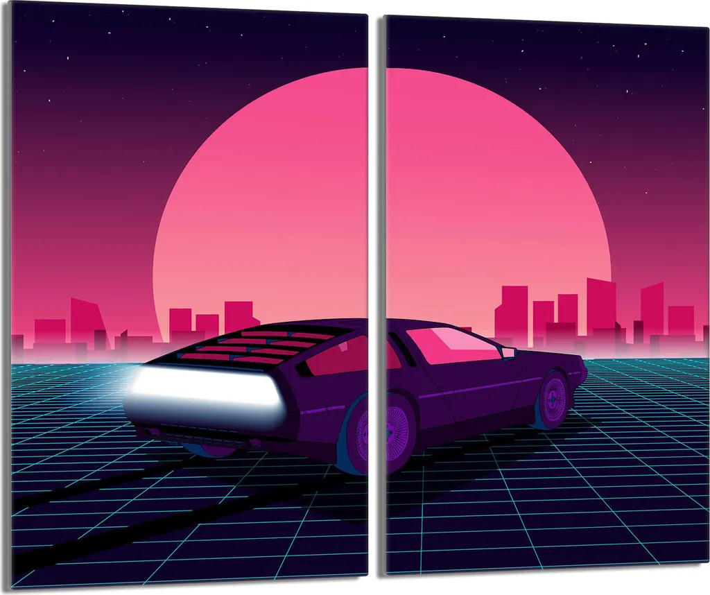 Copri Piano Cottura 30x52 Vetro Temperato Rosa Auto | 2 Pezzi Piastre