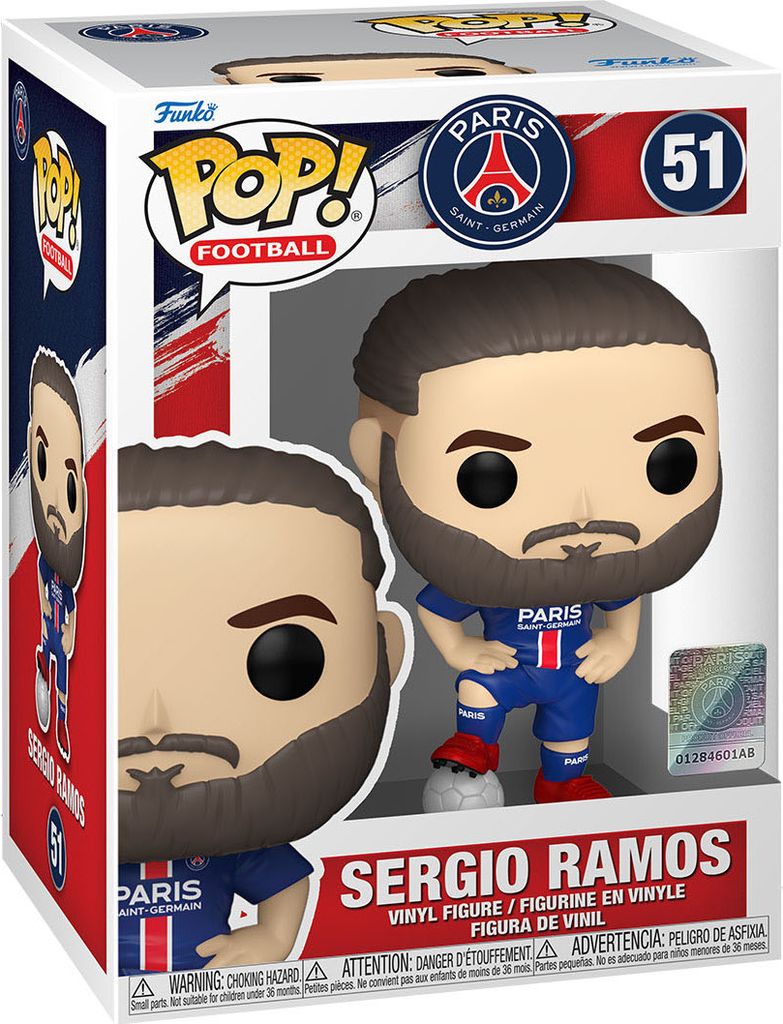 Paris Saint-Germain - Sergio Ramos 51 - Funko Pop! Vinyl Produktbild 