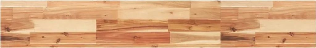 Piano in Legno d'Acacia 120x20x4 cm | Mensola Massiccia per Fai-Da-Te