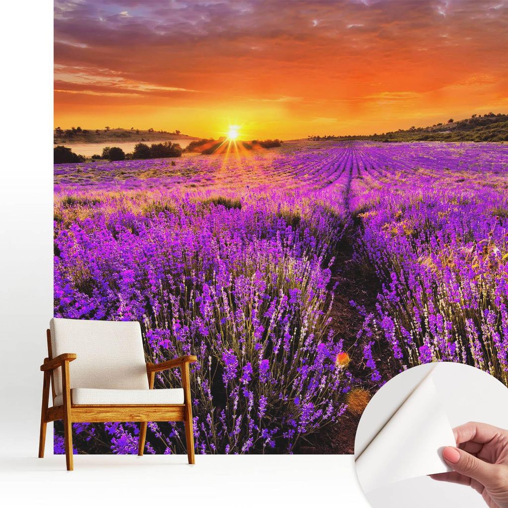 Fototapete selbstklebend - 250x250 cm - Tapete - Wandtapete - Wandbilder - Klebefolie - Dekofolie - Tapete Folie - Wand - Dekoration - Wohnzimmer -...