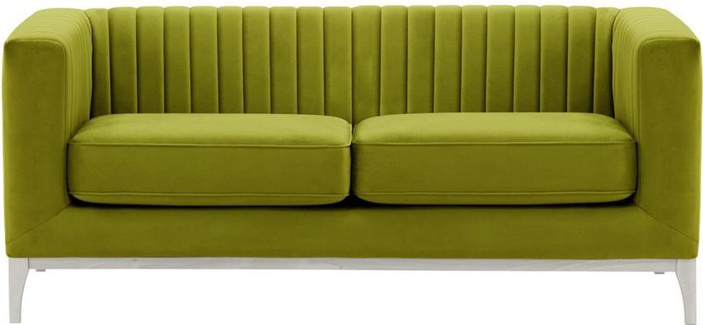 Zweisitzer-Sofa Slender Wood-Velluto 9-white