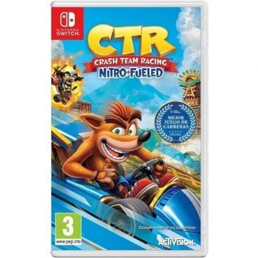 Jeu de Course de Kart Crash Team Racing Nitro-Fueled pour Switch Lite