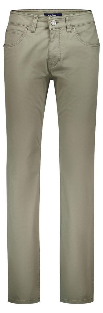 Gardeur Men Herren Hose BILL-3 - Modern Fit - BILL-3-412941-2074 - khaki - Grün Größe 36/34