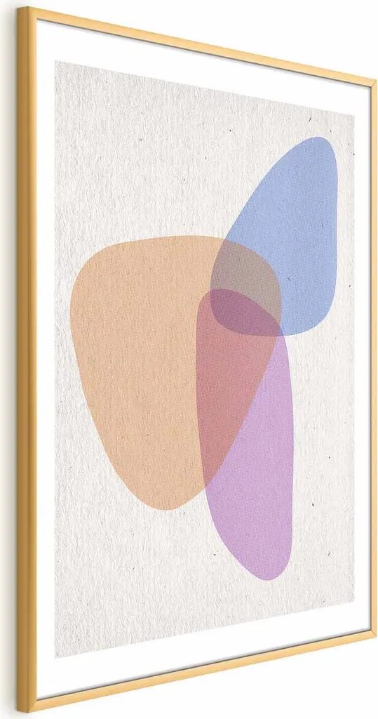 Poster 60x90 Dorato con Margine - Crea la tua Galleria d'Arte in Casa