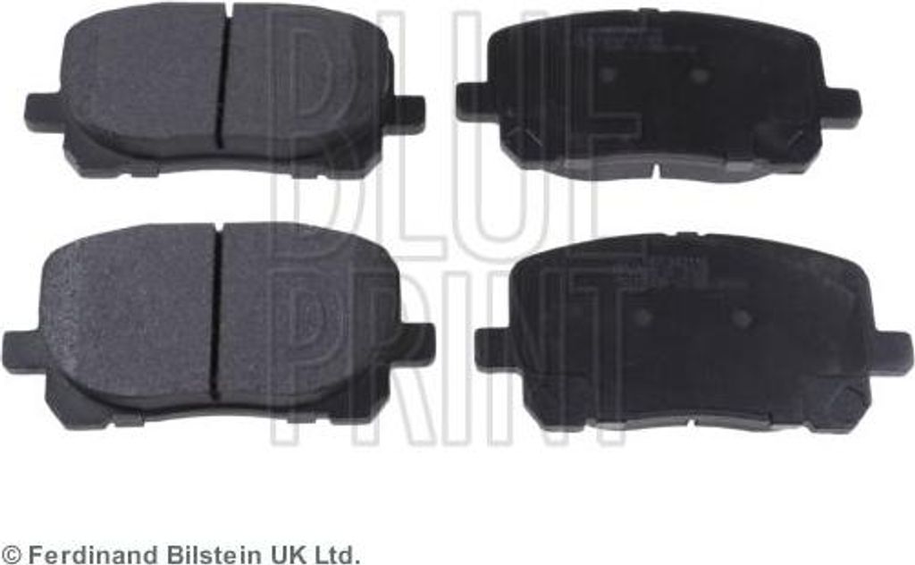 BLUE PRINT ADT342116 Bremsbelagsatz, Scheibenbremse OE V9118A088 kompatibel mit Avensis
