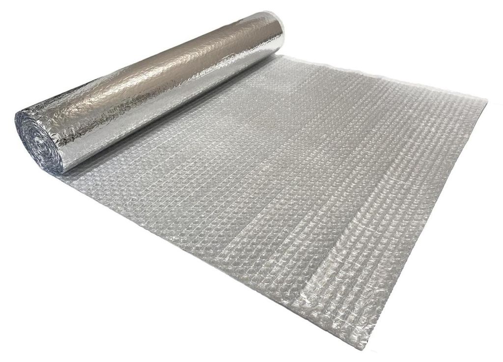 1 Rolle ALU-TOP Luftpolsterfolie 120cm x  5m PET mit ALU Produktbild 