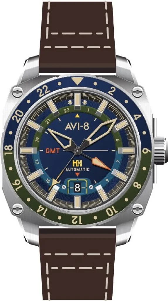 Ne changez plus de pile avec la Montre Automatique AVI-8 AV-4122-02