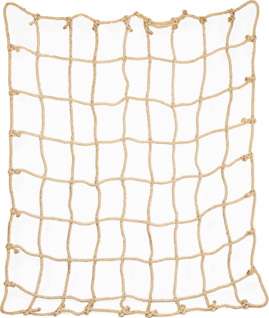 NKlaus Cargo-Netz Juteseil Tauwerk 240x180cm Ladungsnetz Maritime Dekoration Gepäcknetz 14958