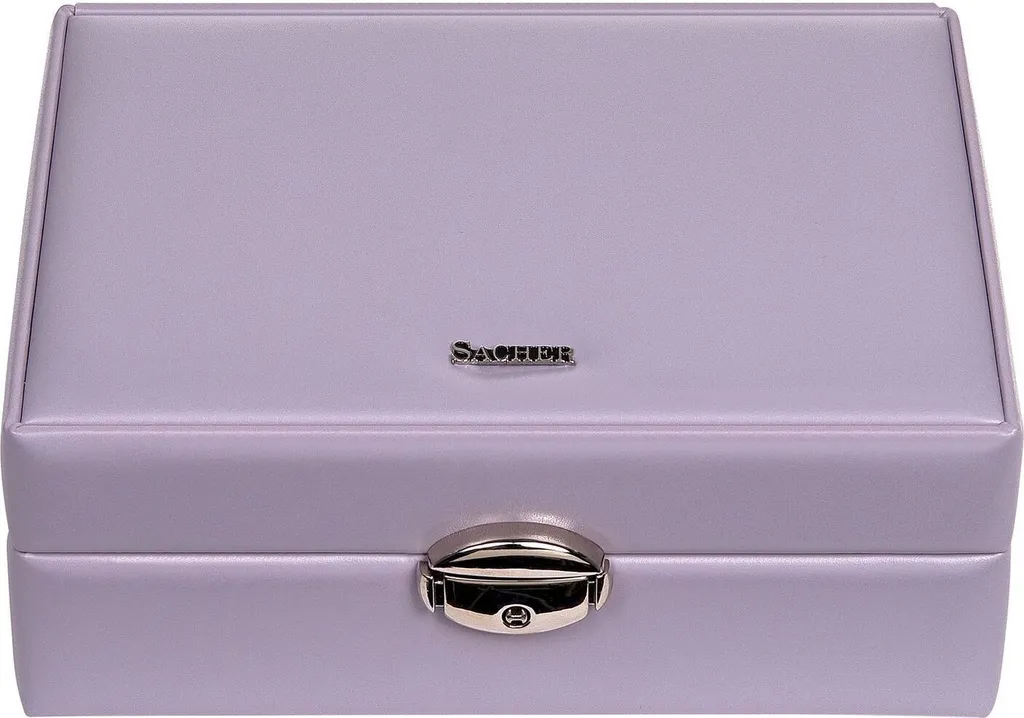 Coffret à Bijoux Lilas Britta Sacher Coloranti en Cuir Synthétique