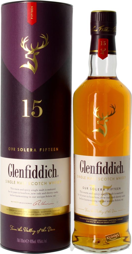 Glenfiddich 15 40% 0,7l (tuba) Obrázok produktu 4