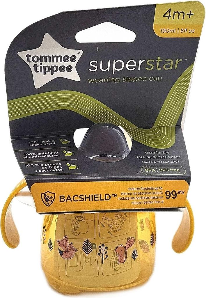Tommee Tippee Superstar Sippee Trinklernbecher 100 % Auslauf- Schttelsichere