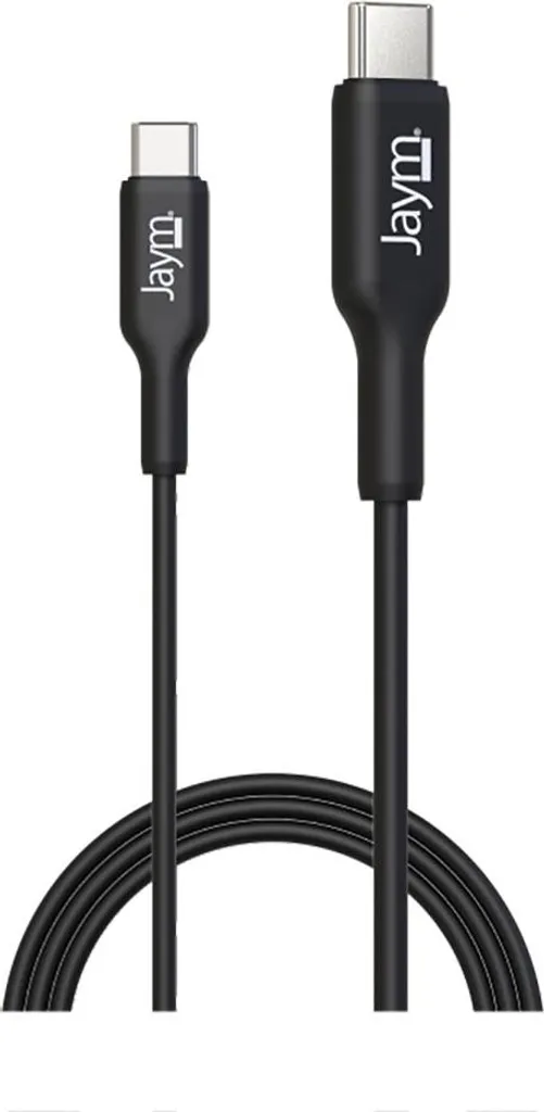 Cavo Ricarica Rapida Jaym 100W USB-C 1m - Offerta Premium Nero