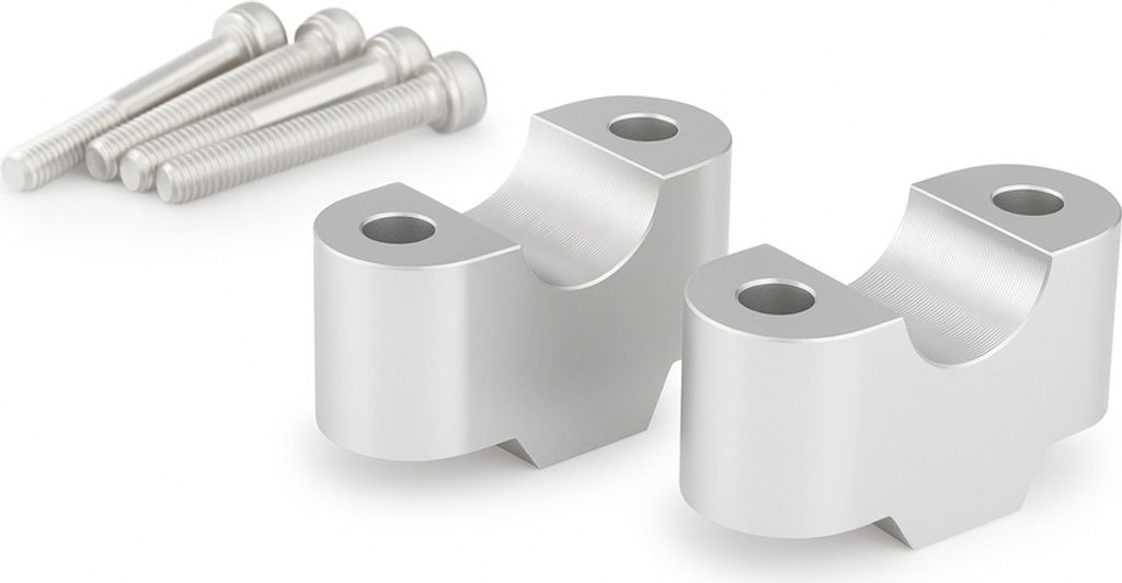 PUIG 21810P Lenkererhöhungen passend fuer BMW F750GS Silber