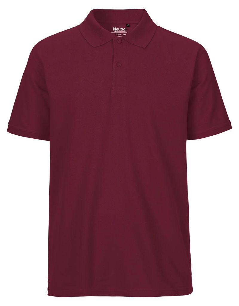 Neutral - "Classic" Poloshirt für Herren LT3877 (3XL) (Bordeaux)