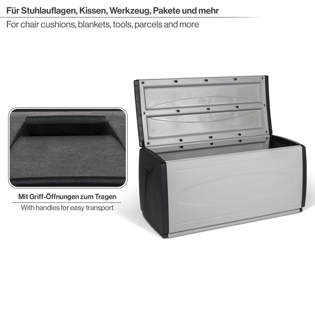 Kreher XXL Kissenbox 308 Liter Volumen aus Kunststoff in Produktbild 