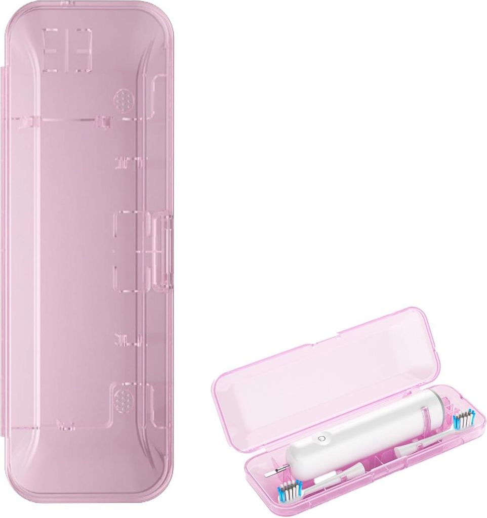1 Stück Zahnbürsten-Reisetasche für Laifen Wave & Bürstenköpfe, Hartes Transparentes Etui für Elektrische Zahnbürste, Aufbewahrungsbox für ...