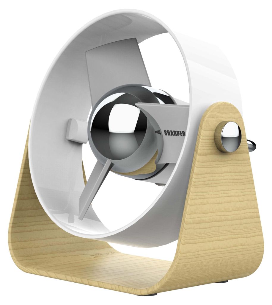 USB Tischventilator Sharper Image SBS1 Weiß Produktbild 