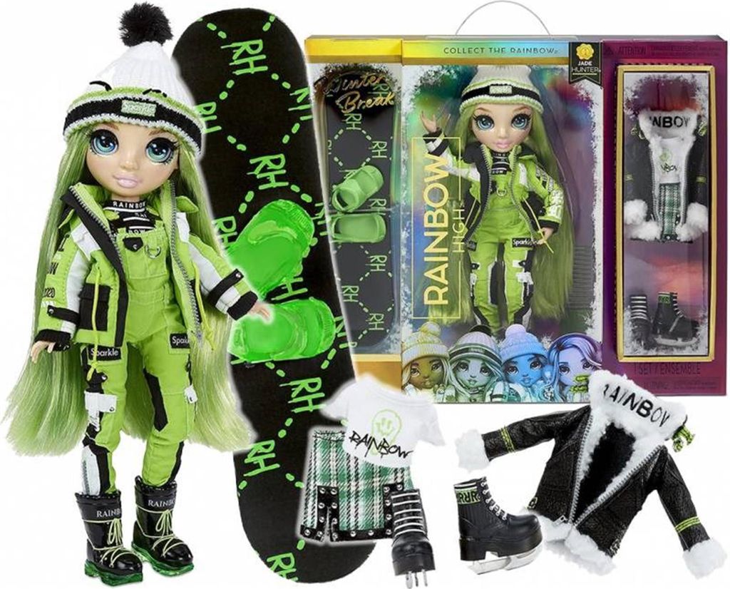 MGA Rainbow High Doll Jade Hunter Przerwa zimowa Zdjęcie produktu 