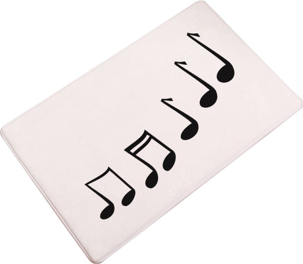 Musik Notiz Klavierdruck nicht rutscher Türmatten Küche Badezimmer Teppich Teppich Nachbildung Nachbildung-7#