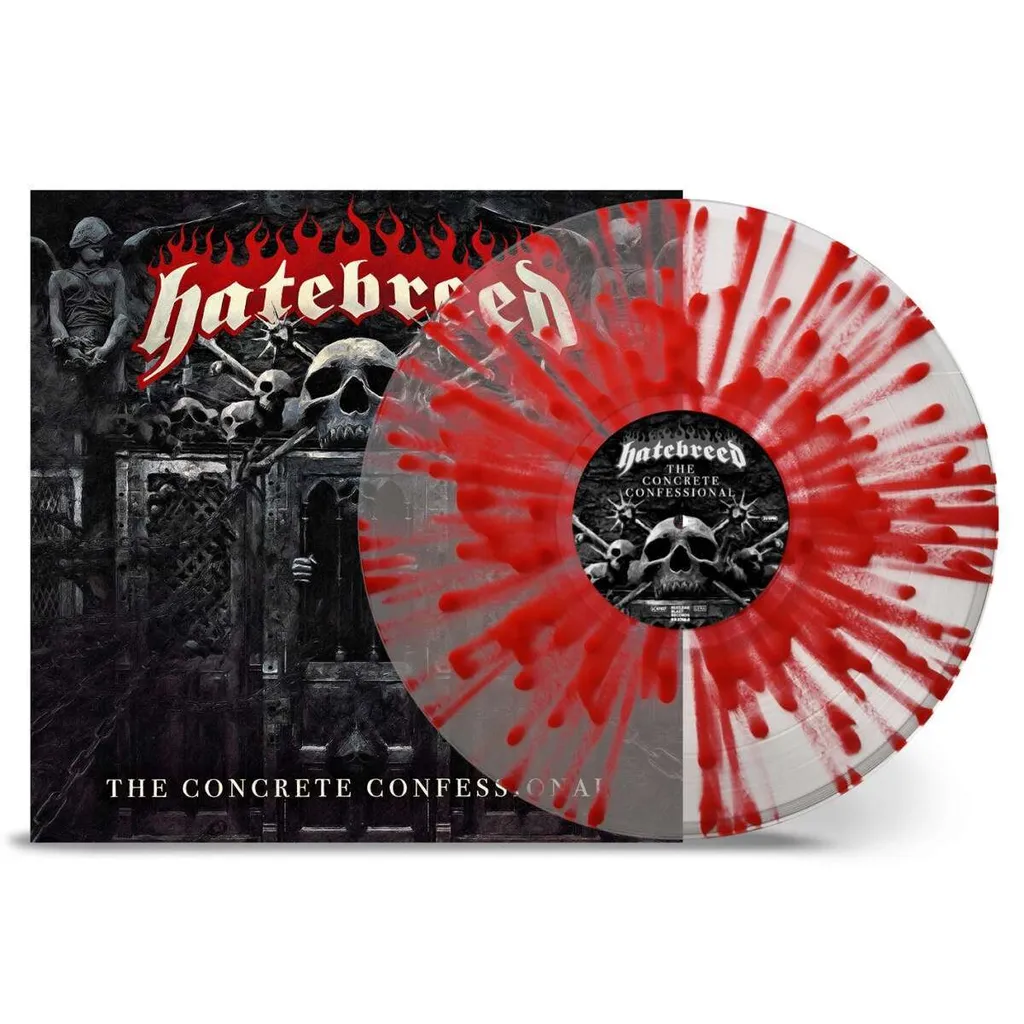 Vinyle Hardcore Hatebreed The Concrete Confessional LP Rouge Splatter - 2