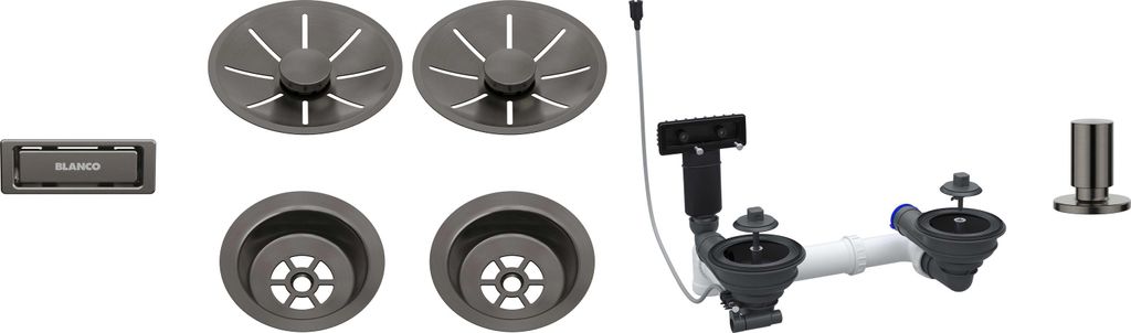Blanco Ablaufgarnitur-Set, 2 x InFino mit Produktbild 