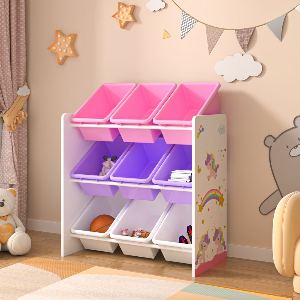 [en.casa] Kinderregal Muxía mit 9 Zdjęcie produktu 