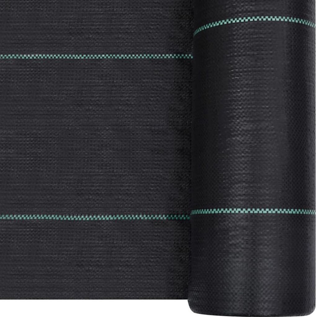 vidaXL Film anti-herbe noir 2x5 m PP Image du produit 