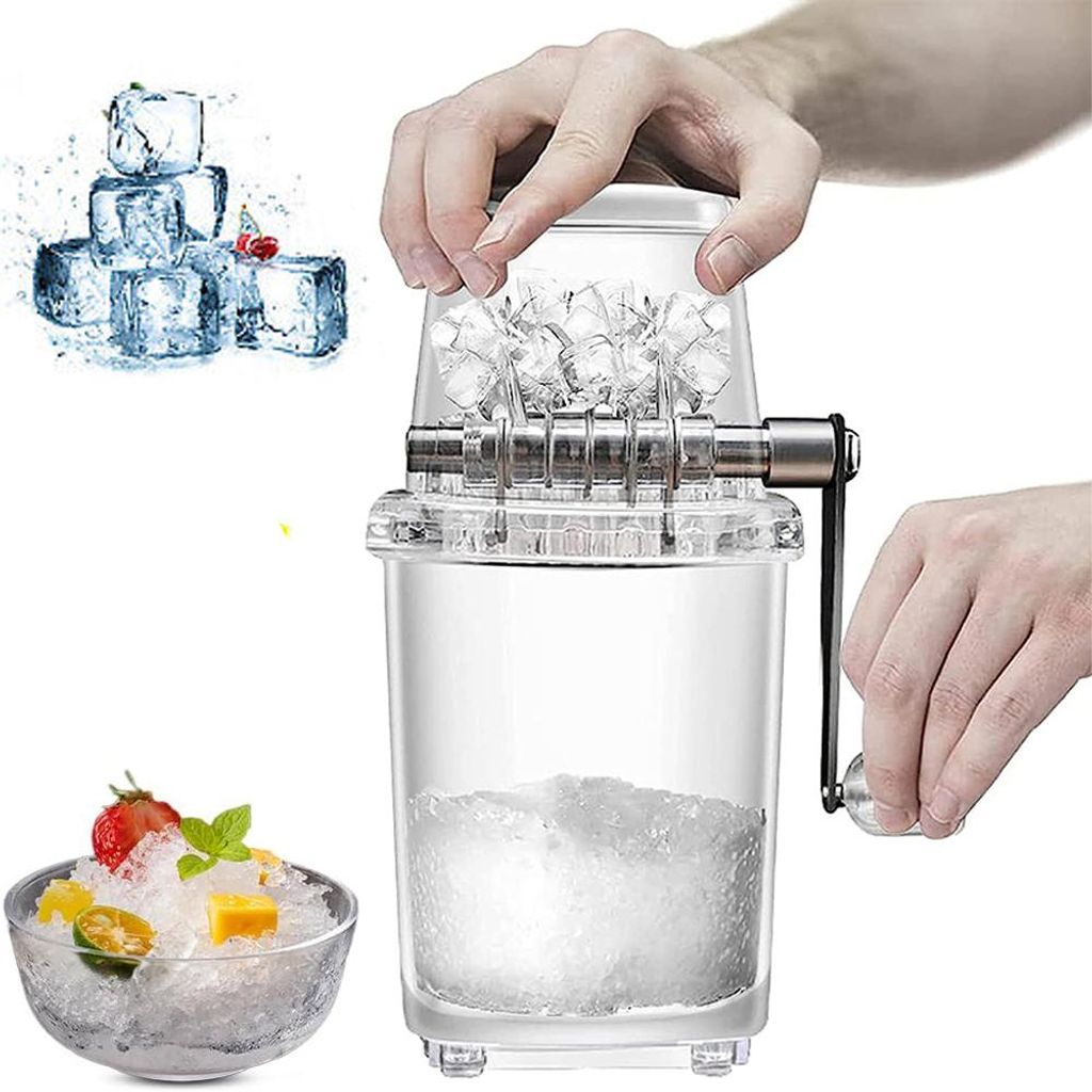 Broyeur à glace manuel – 1,2 L – Broyeur à glaçons – Lames Image du produit 