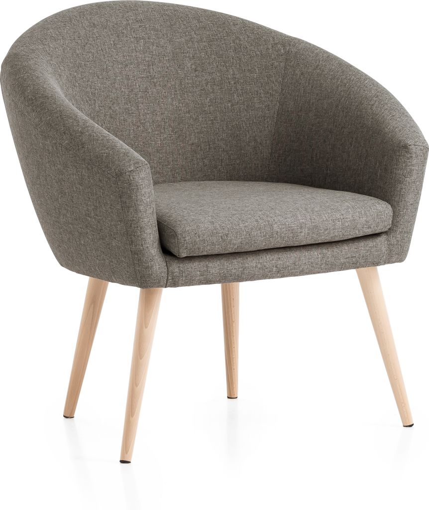 Stylischer Loungesessel Lutz | hellbraun | XDREAM Produktbild 