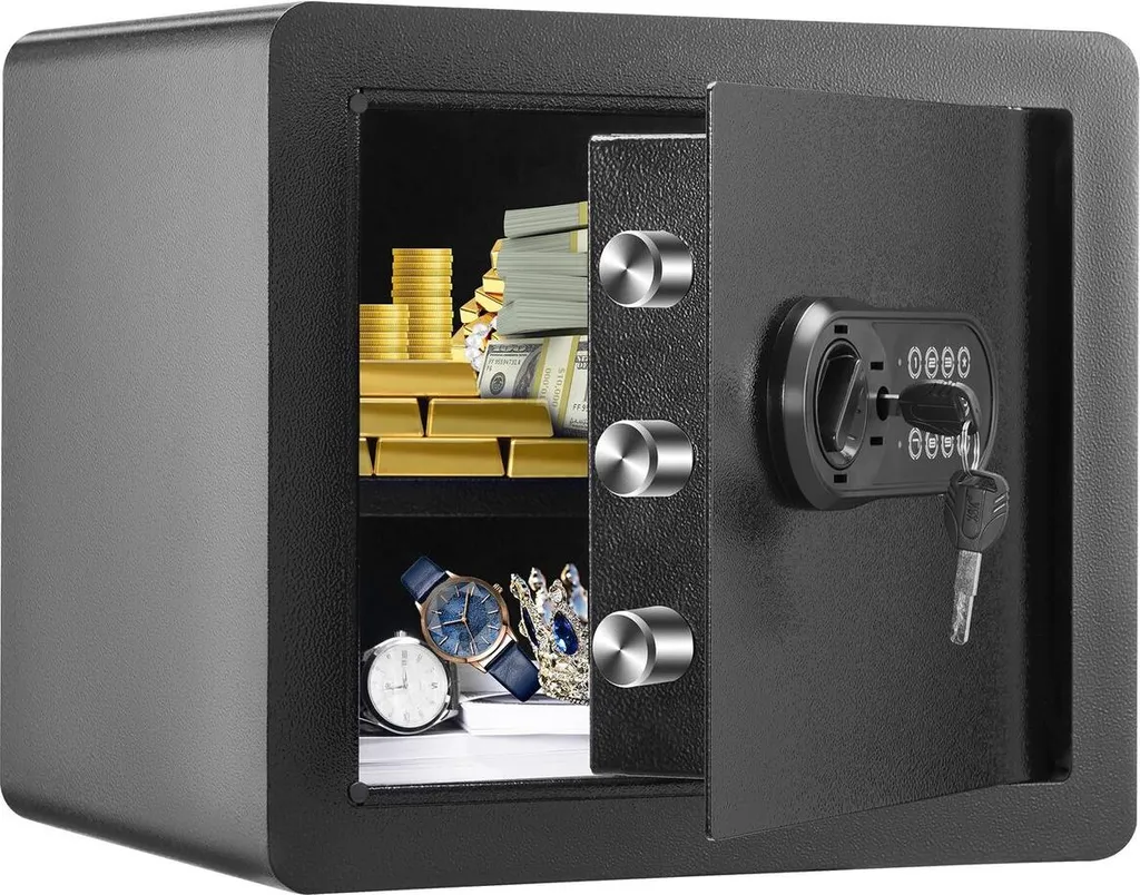 Coffre-fort pour bijoux et documents avec clavier numérique pour hôtel