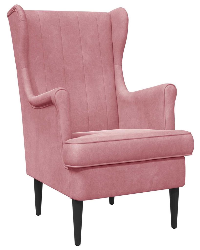 vidaXL Sessel Rosa Samt