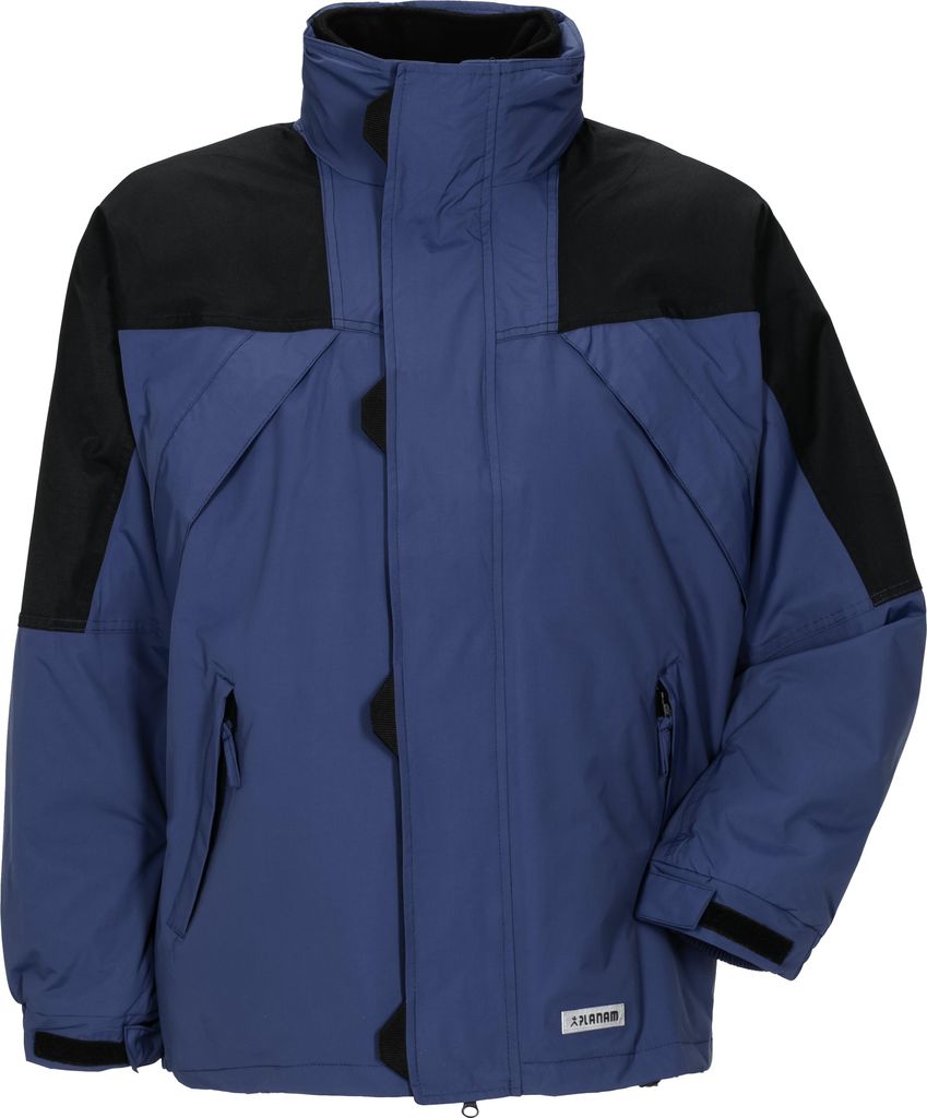 Größe S Herren Planam Outdoor Winter Redwood Jacke amporablau schwarz Modell 3141