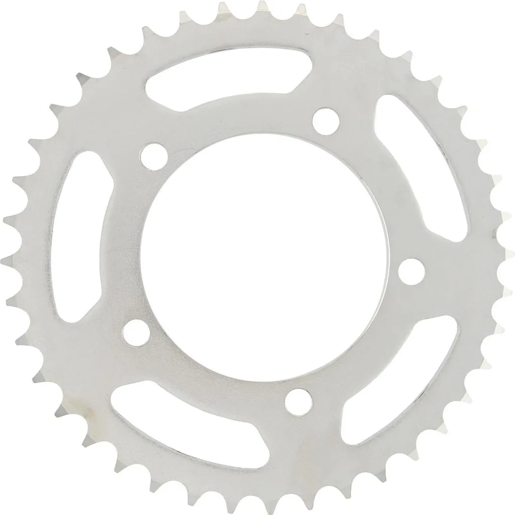 Pignon de chaîne RK 4452 en acier 520 argent 44 dents haute précision