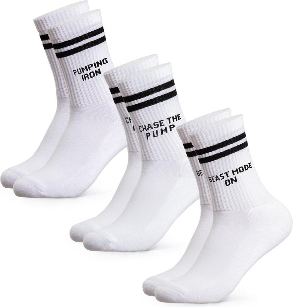 Occulto Herren Statement Tennis Socken 3er Pack (Modell: Produktbild 