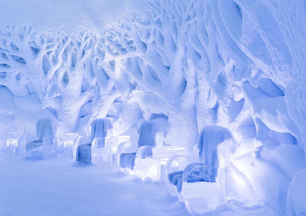 hansepuzzle 31518 - Eisskulpturen Puzzle, 260 Teile, Natur, 41,0 x 28,0cm mit hochwertiger Aufbewahrung, Kartonbox und wiederverschließbarem Beutel