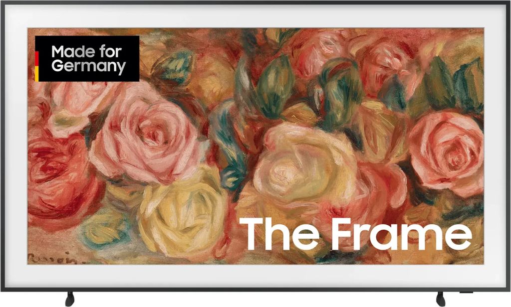 Samsung QLED 4K Fernseher The Frame 85 Zoll, Samsung TV mit mattem Display und austauschbarem Rahmen, Art Mode, Smart TV, GQ85LS03DAUXZG, Deutsches...