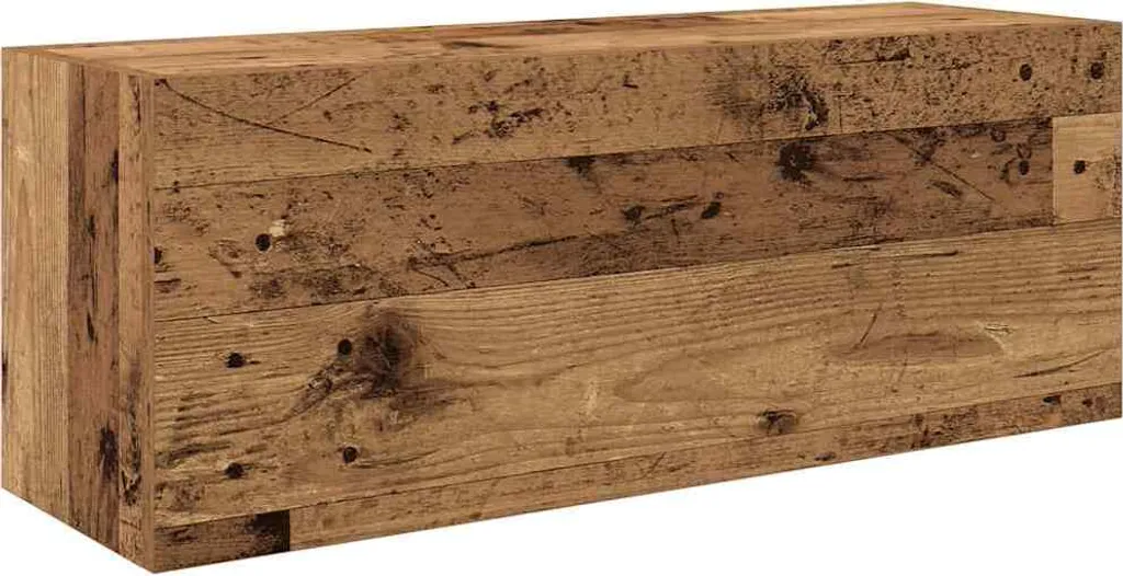 SYFAX™ Mobile da Bagno Legno Antico 80x25x30 cm in Truciolato